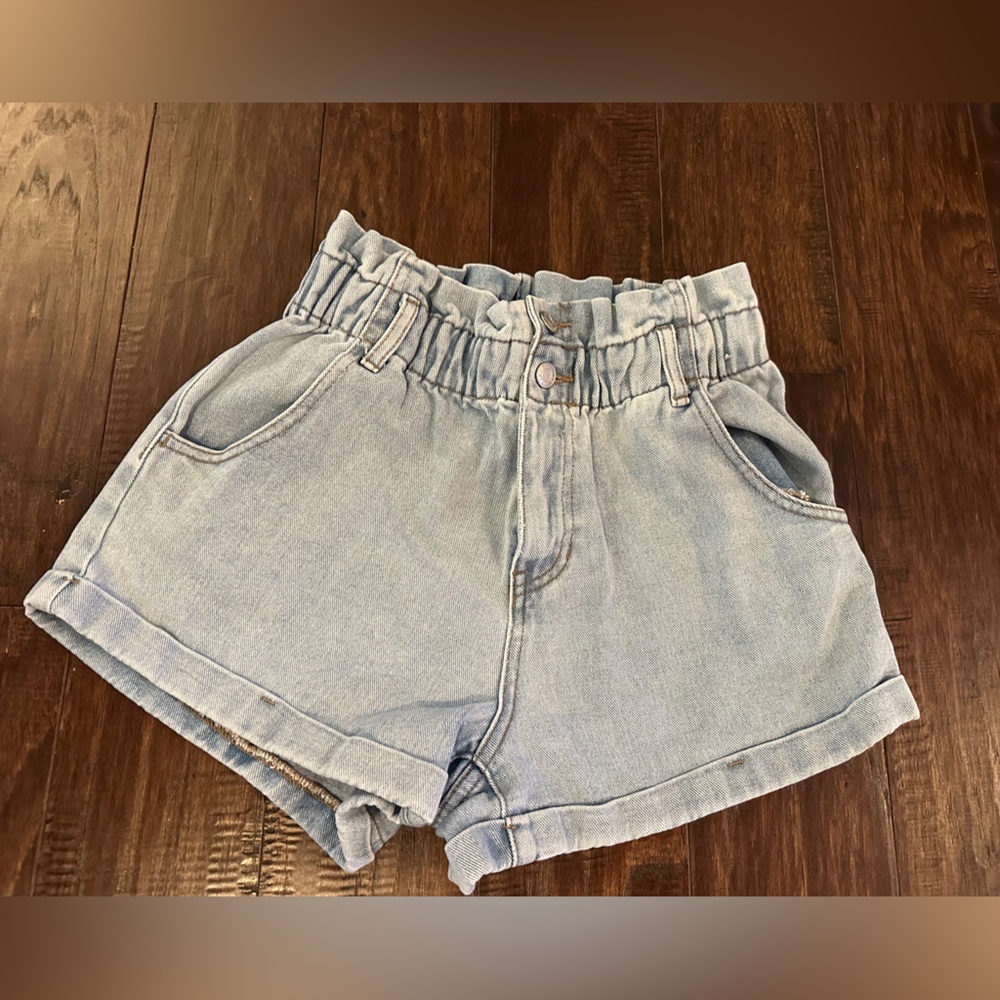 PacSun Light Blue Women's Mom Shorts